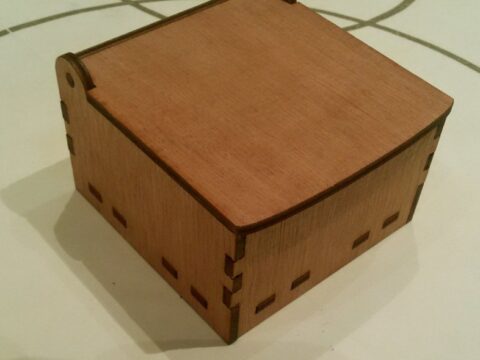 Laser Cut Parametric Box with Hinged Lid For Fr Free 2025 Laser Cut home cnc laser cutter