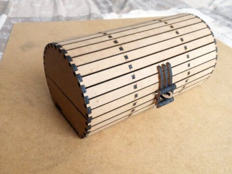 Laser Cut Barrel Box accurl laser Free 2025 Laser Cut Barrel Box accurl laser