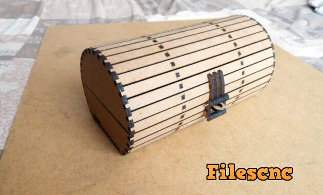 Laser Cut Barrel Box accurl laser