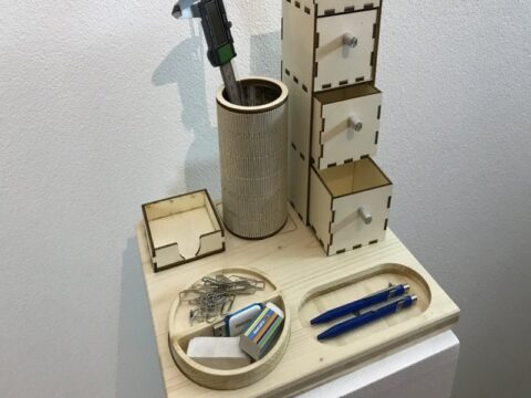 Laser Cut Office Organizer For cnc fiber laser