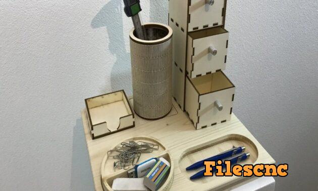 Laser Cut Office Organizer For cnc fiber laser