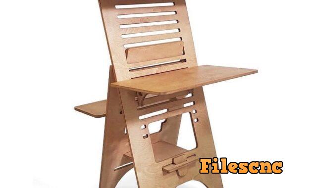 Laser Cut Folding Computer Desk cnc laser service