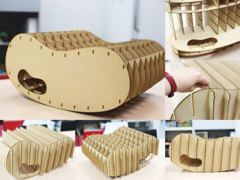 Laser Cut Stool laser glasses