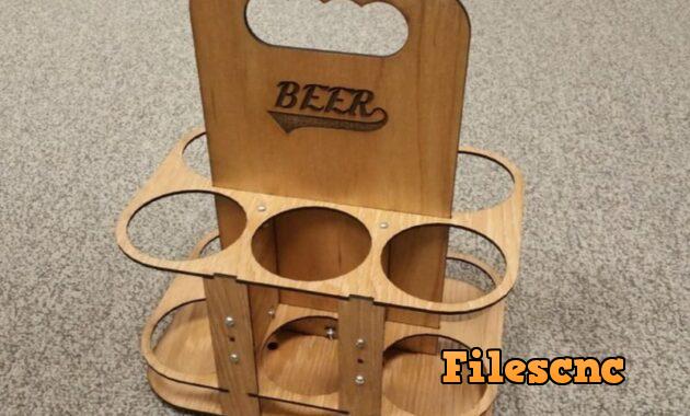 Laser Cut 6 Pack Beer Carrier SVG File