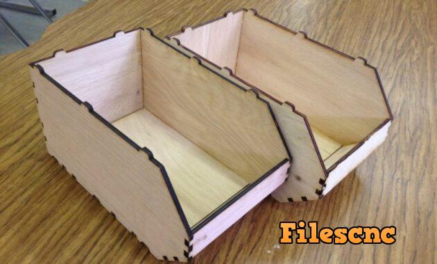 Laser Cut Big Linbin Parts Bins SVG File