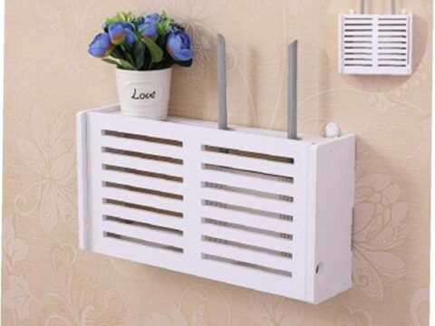 Laser Cut Cable Management Box Wall Hanging Laser Cut Cable Management Box Wall Hanging