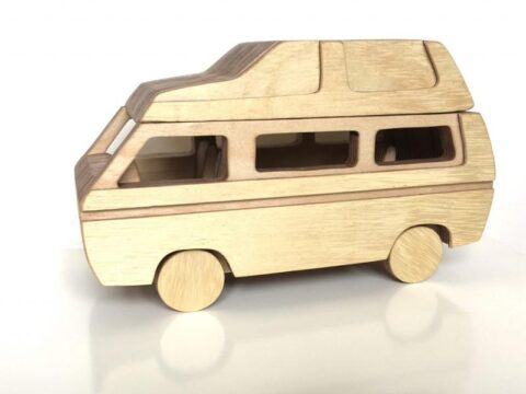 Laser Cut Campervan Layered Design Laser Cut Campervan Layered Design