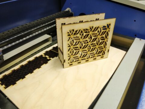 Laser Cut Decorative Napkin Holder SVG File Laser Cut Decorative Napkin Holder SVG File