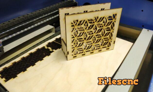 Laser Cut Decorative Napkin Holder SVG File