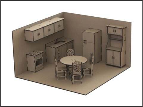 Laser Cut Doll House Furniture Laser Cut Doll House Furniture
