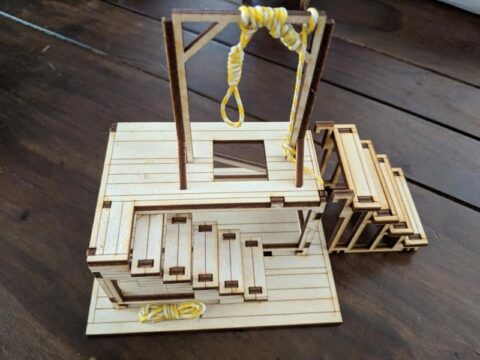 Laser Cut Mini Terrain – Gallows Laser Cut Mini Terrain – Gallows