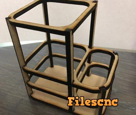Laser Cut Pencil Stand holder