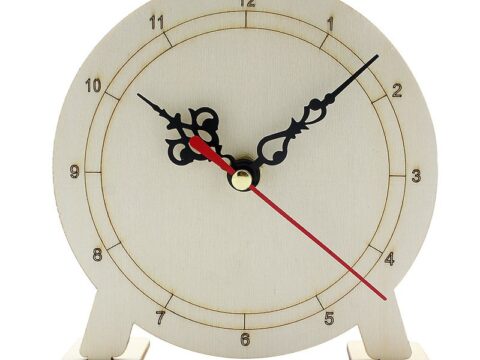 Laser Cut DIY Wooden Clock Wooden Clock Assembly Kit Practical Educational Toy For Kids Baby Laser Cut DIY Wooden Clock Wooden Clock Assembly Kit Practical Educational Toy For Kids Baby