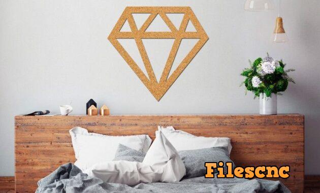 Laser Cut Diamond Wall Decor