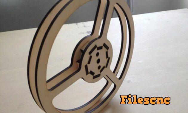 Laser Cut Film Reel Free Vector