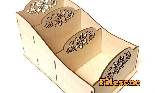 Laser Cut Kitchen Spice Rack Tray Free Vector