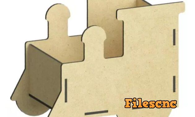 Laser Cut Train Candy Box