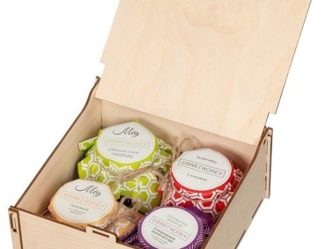 Laser Cut Honey Gift Box