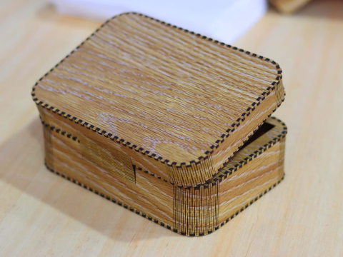 Laser Cut Rectangle Jewelry Box Free Vector